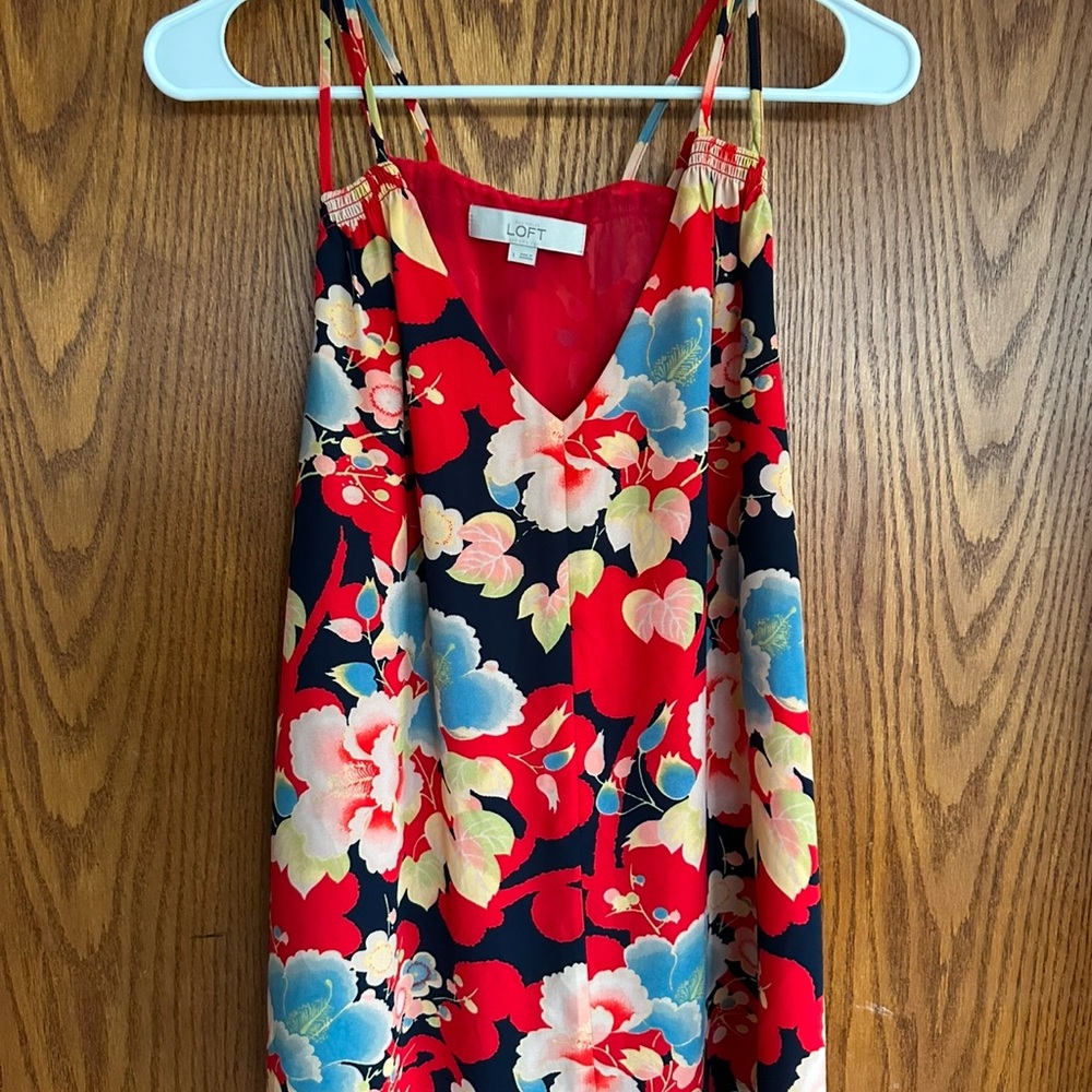LOFT Floral Print tank top
